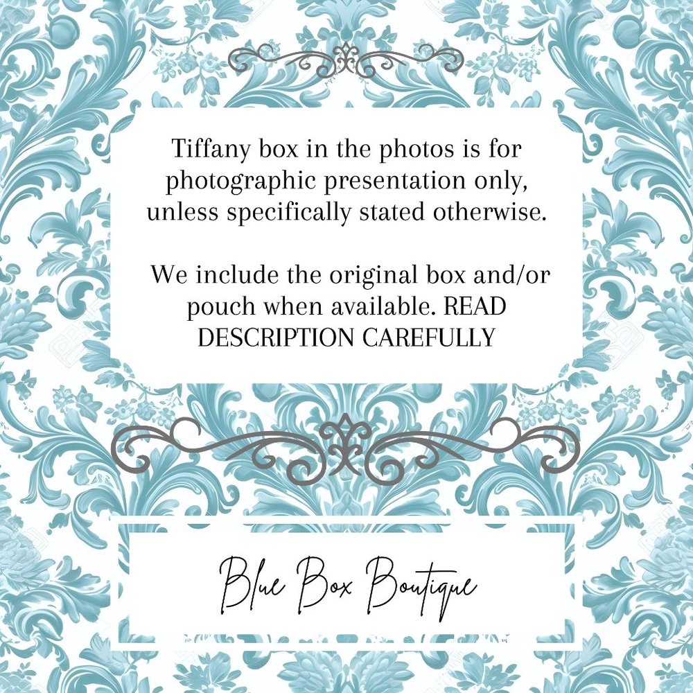 Tiffany & Co. Ring Men's Silver Atlas Roman Numerals Wide Band Vintage 1995 - Picture 10 of 10